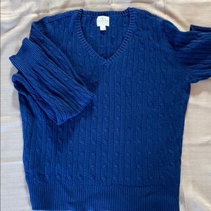 St. John’s Bay Cable knit V neck Sweater.